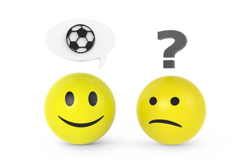 Naklejka premium Warum immer nur Fußball?