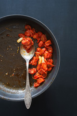 Oven roasted cherry tomatoes
