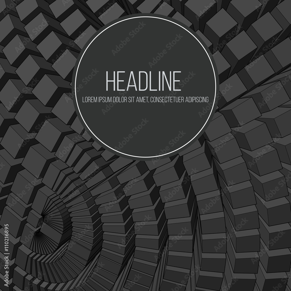 Poster abstract creative concept vector background of geometric shapes from triangular faces. polygonal des