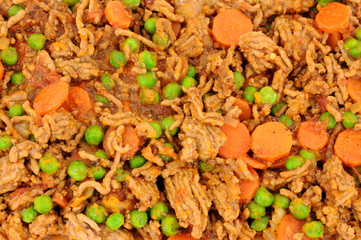 Fried Minced Beef And Vegetable Background