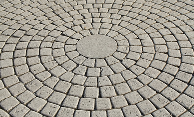 cobblestone pavement