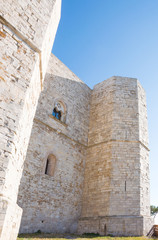 Castel del Monte in Puglia Italy - Octagonal ancient medieval architecture in Italian travel
