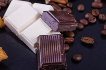 still life with chocolate and coffee