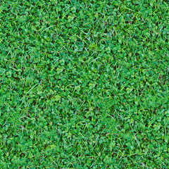 Seamless natural green grass mix background