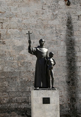 Statue des Fray Junípero Serra  in Havanna
