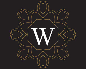 W Monogram Vintage Classic Letter Logo for Luxury  Business