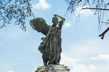 The bronze statue of the goddess Victory