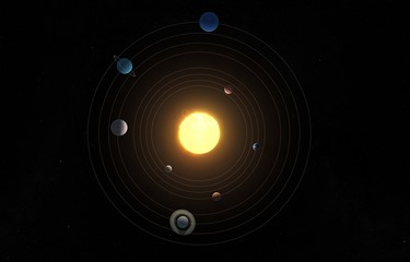 Solar system, artwork