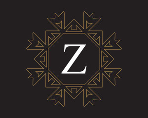Z Monogram Vintage Classic Letter Logo for Luxury  Business