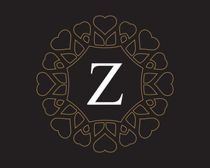 Z Monogram Vintage Classic Letter Logo for Luxury  Business