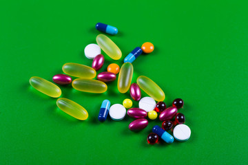 Variety of medicines and drugs