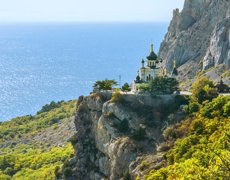 The Church of Christ's Resurrection near Foros in Crimea