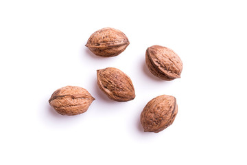 five walnuts - isolated