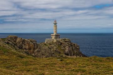 Fototapeta na wymiar Lighthouse in Galicia, Spain