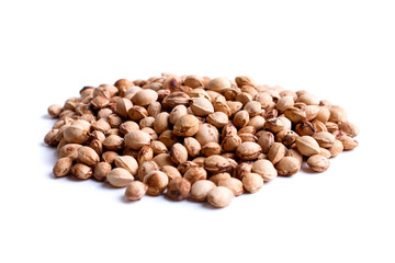 sour cherry pits - isolated