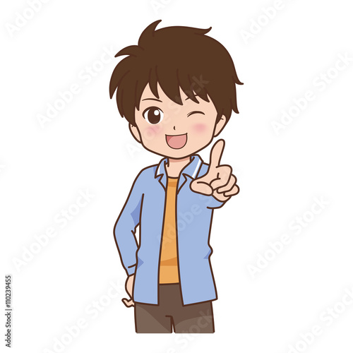 男の子 指差し イラスト Poster Posters Wallsheaven Amirian 男の子 指差し イラスト Poster Posters Wallsheaven Amirian
