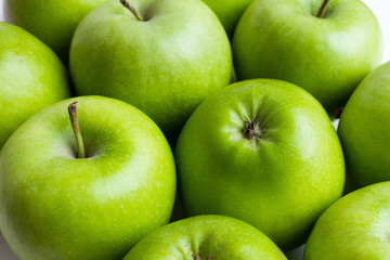 fresh green apples