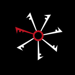 Red key and other keys