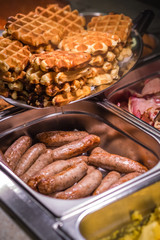 Hot breakfast counter