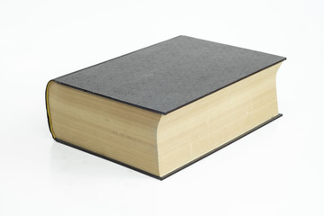 Old ancient book with isolated background