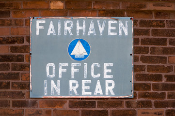 Old Civil Defense sign
