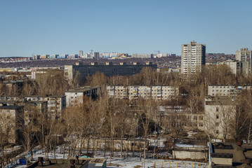 ULYANOVSK, RUSSIA - 15 MARCH 2016. General views of the town