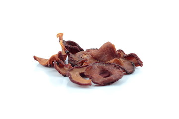 Garcinia dried on dirt lots