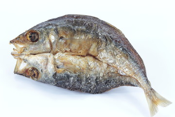 Fried Dried Fish isolated