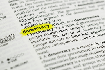 Detail of the English word 