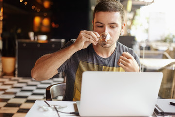 For laptop and coffee