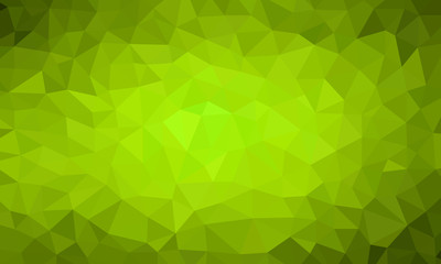 low poly background green