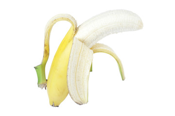 peeled banana