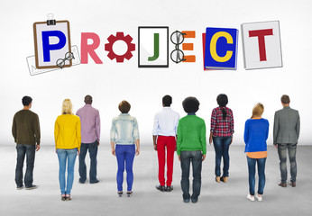 Brand Branding Project Goals Word Concept