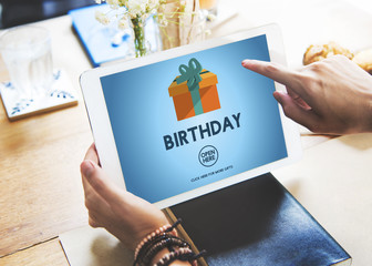 Birthday Anniversary Celebration Happiness Gift Present Concept