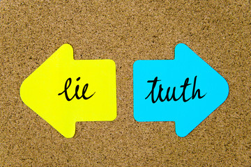 Message Lie versus Truth