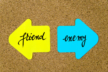 Message Friend versus Enemy