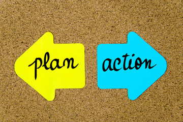 Message Plan versus Action