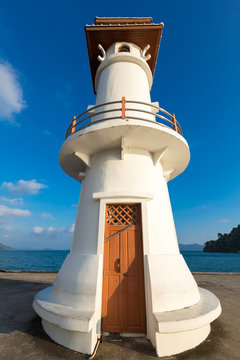 Light house and Pier on Ko Chang Island, Thailand