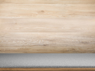 granite table top on wooden background