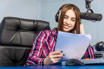 dj working on the radio