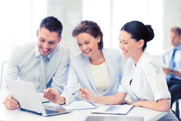 business team having discussion in office