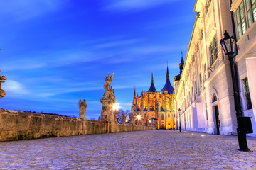 View of Kutna Hora with Saint Barbara's Church