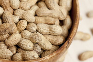 peanuts on bowl