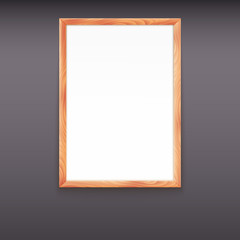 Picture wood frame, for image or text .