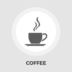 Cup of coffee flat icon