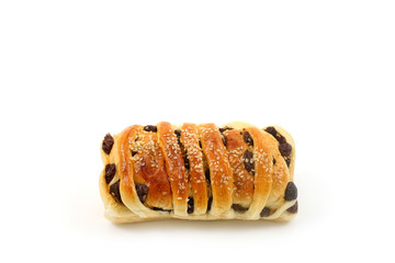 Raisin sweet Soft Bread with White Sesame Focus Selection
