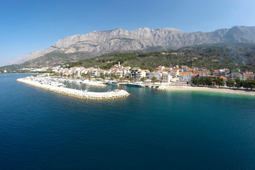 Obraz premium Tucepi from the sea