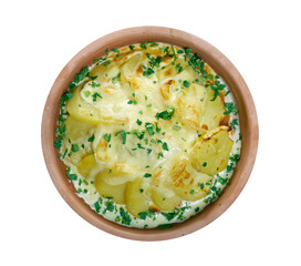 Cod with cream sauce