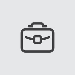 portfolio or case icon, business suitcase