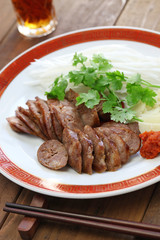 homemade xiang chang, taiwanese sweet pork sausage